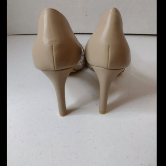 MySoft Women's High Heel Clear Sides Pumps Pointed Toe Slip On Sz 6 (SS1) - Picture 6 of 7